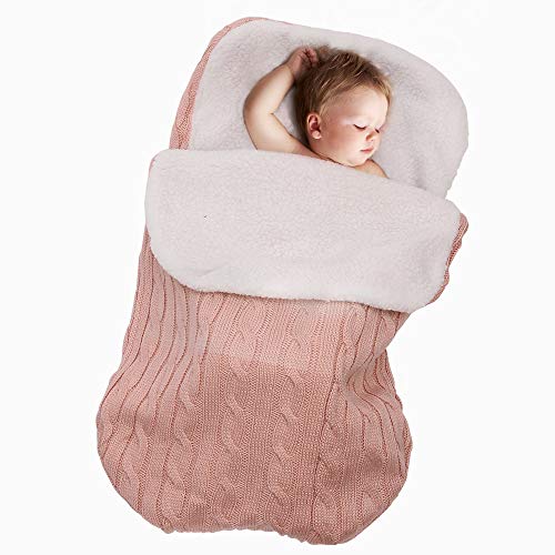 Coperta avvolgente per neonato, in morbido pile