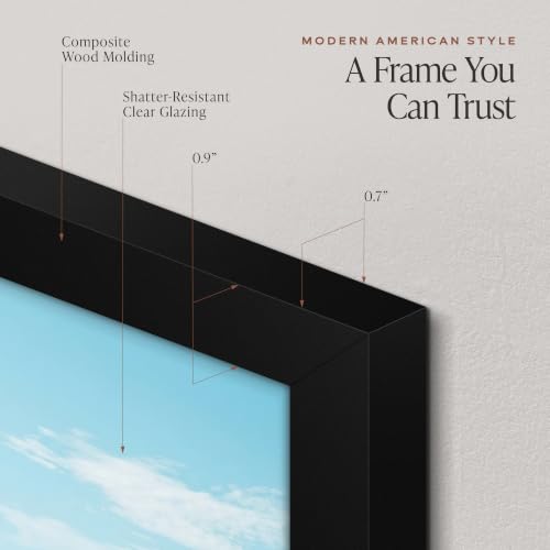 Image of Americanflat 12x18 Poster Frame - Engineered Wood - Black
