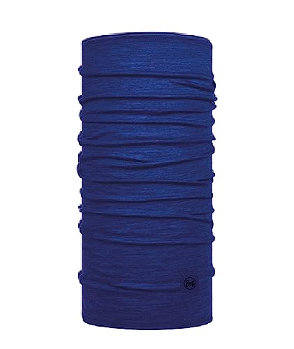 Buff Braga de cuello Merino Lightweight, Unisex niños, Solid Cobalt, Talla única