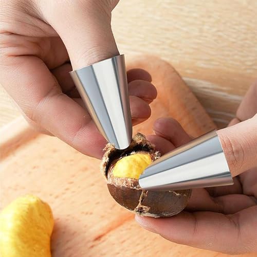 Chestnut Cutter, Stainless Steel Chestnut Clip, Multifunction Chestnut Cracker for Chestnuts, Hazelnuts, Nuts and Others Kitchen Utensils - Image 6
