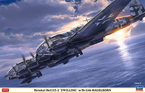 Kit Heinkel He 111Z-2 Hasegawa 002305, maquette collector d'exception 1/72