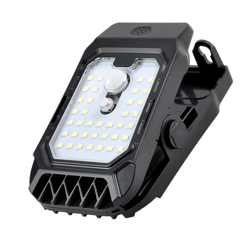 Amesor Lámparas Solares de Jardín,Lámparas Solares Exteriores Impermeables | Decoración con Sensor de Movimiento y Pinza para Porche, Balcón, Patio, Jardín, Garaje, Senderos