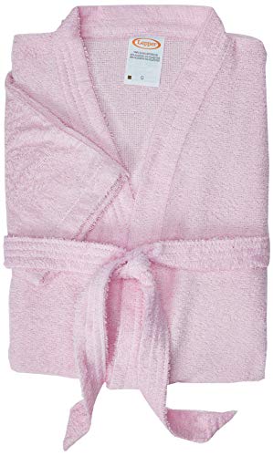 Roupão Confetti Lepper Confetti Rosa Claro Pequeno Algodão Tradicional