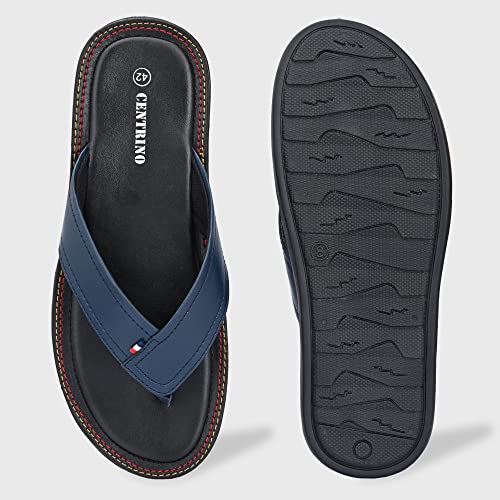 Image of Centrino Men's Slipper |Flip-Flop Slippers | Luxurious Comfort Every Step | Slip-On Ease, Minimalist Design | Perfect for Beach Days, Poolside Lounging, and Casual Wear (1302)