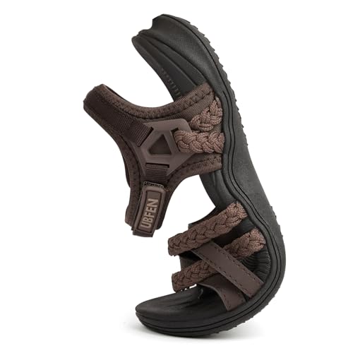 Image of UBFEN Womens Hiking Sandals Outdoor Comfortable Sport | Lightweight, Water Sandals, Adjustable Straps, Arch Support, Ideal for All-Day Wear, Beach, Vacation, Camping, Walking