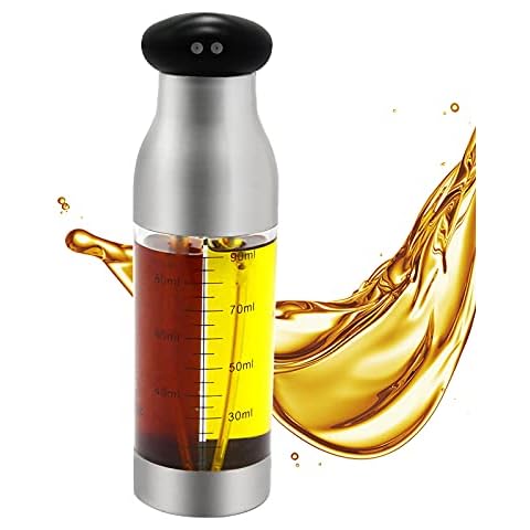 2-in-1 Oil Sprayer for Cooking, Ehugos Olive Oil Sprayer Mister, Olive Oil Spray Bottle, Olive Oil Spray for Salad, BBQ, Kitchen Baking, Roasting Cover