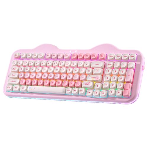 Teclado mecánico inalámbrico C98 de 99 teclas con teclado numérico completo e interruptores hot-swap