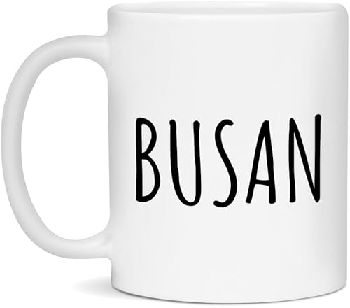 Busan Ceramic Coffee Mug - White 11oz, Busan