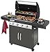 Produktbild Campingaz Gasgrill 4 Series Classic EXSE, BBQ Grill mit 4 Edelstahl-Brennern und Seitenkocher, Standgrill mit Deckel und Thermometer, InstaClean Reinigungssystem und Culinary Modular System