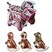 Large Dog Clear Raincoat Pet Plastic Waterproof Jacket Small Medium Puppy Easy Wear Outwear Apparel (Small,Pink)