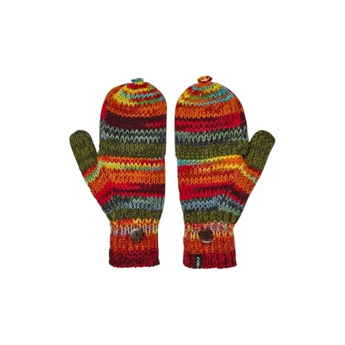 Guantes de lana de oveja THC 616 para evitar el frío en los dedos al usar el móvil