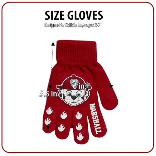 Image of Nickelodeon Boys 4 Pack Mitten or Glove Set: Paw Patrol and Blaze (Toddler /Little Boys)
