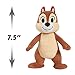 Disney Classics 6-inch Small Bean Plush Chip Stuffed Animal, Chipmunk, Soft Plushie, Kids Toys for Ages 2 Up by Just Play