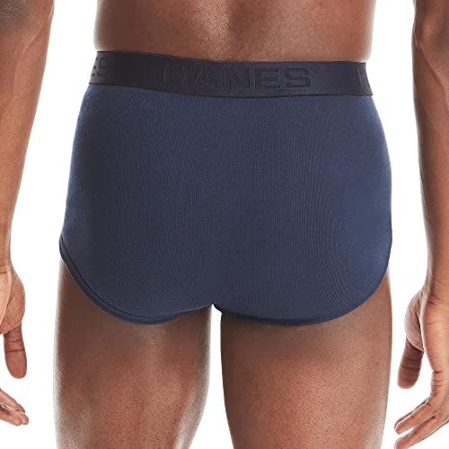 Hanes Ultimate Men's Ultimate Tagless Briefs With Comfortflex Waistband-Multiple Packs And Colors, 7 Pack Blue Assorted, Medium #TOP2