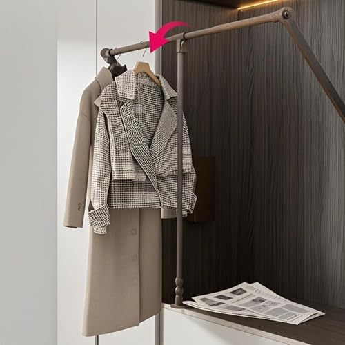 Perchero plegable para balcón estrecho ideal para secar ropa en perchas 5