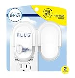 Generic Feb-reze  Odor Fighting Fade Defy PLUG Air Freshener Warmer Device, 2 count (Pack of 2), Total 4 count, White