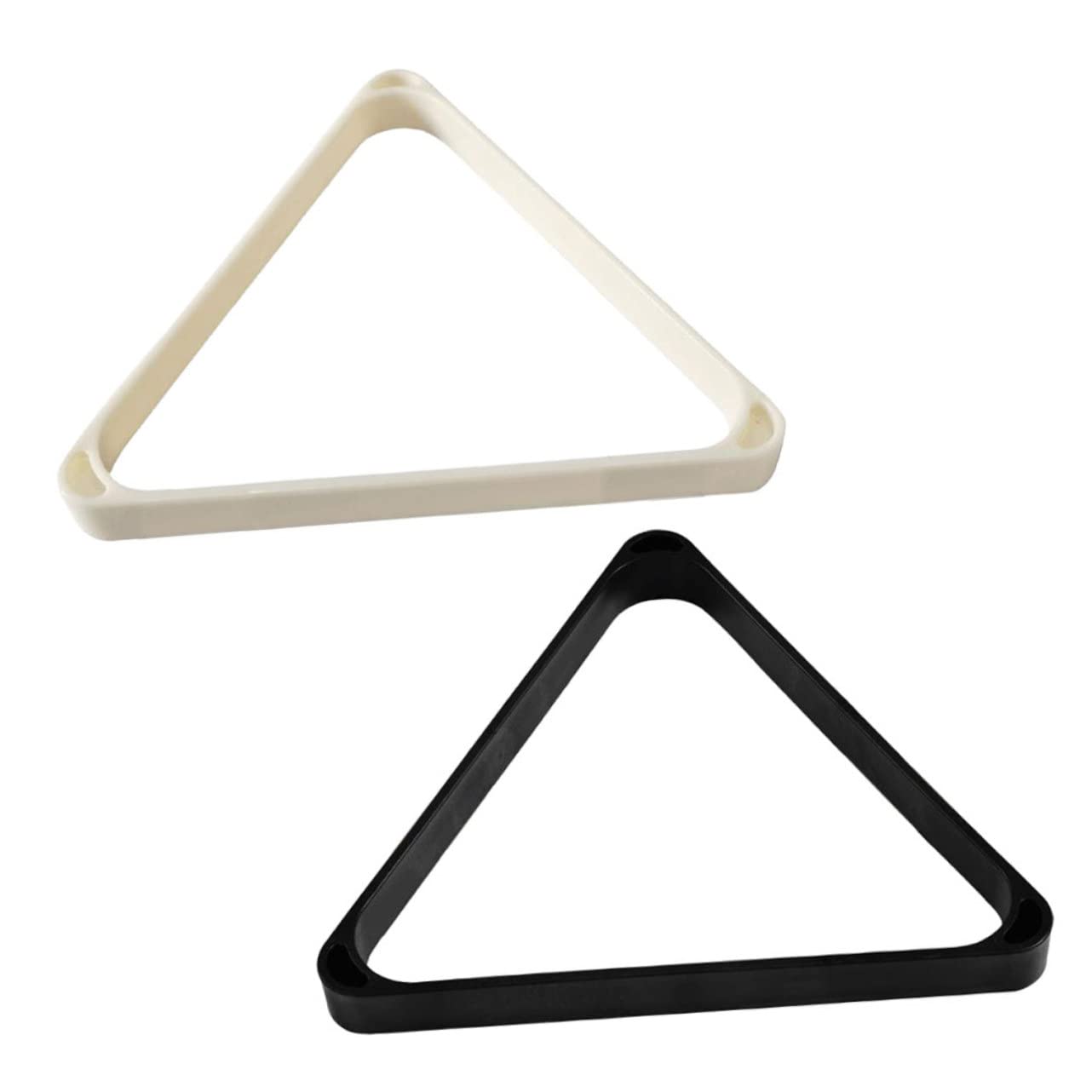 ibasenice 2Pcs Billiard Tripod Racks Durable Pool Ball Organizers Triangle Shape for Easy Setup for Rooms and Pool Tournaments Selection