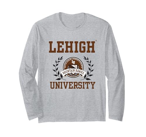 Lehigh Mountain Hawks Laurels Officially Licensed Long Sleeve T-Shirt