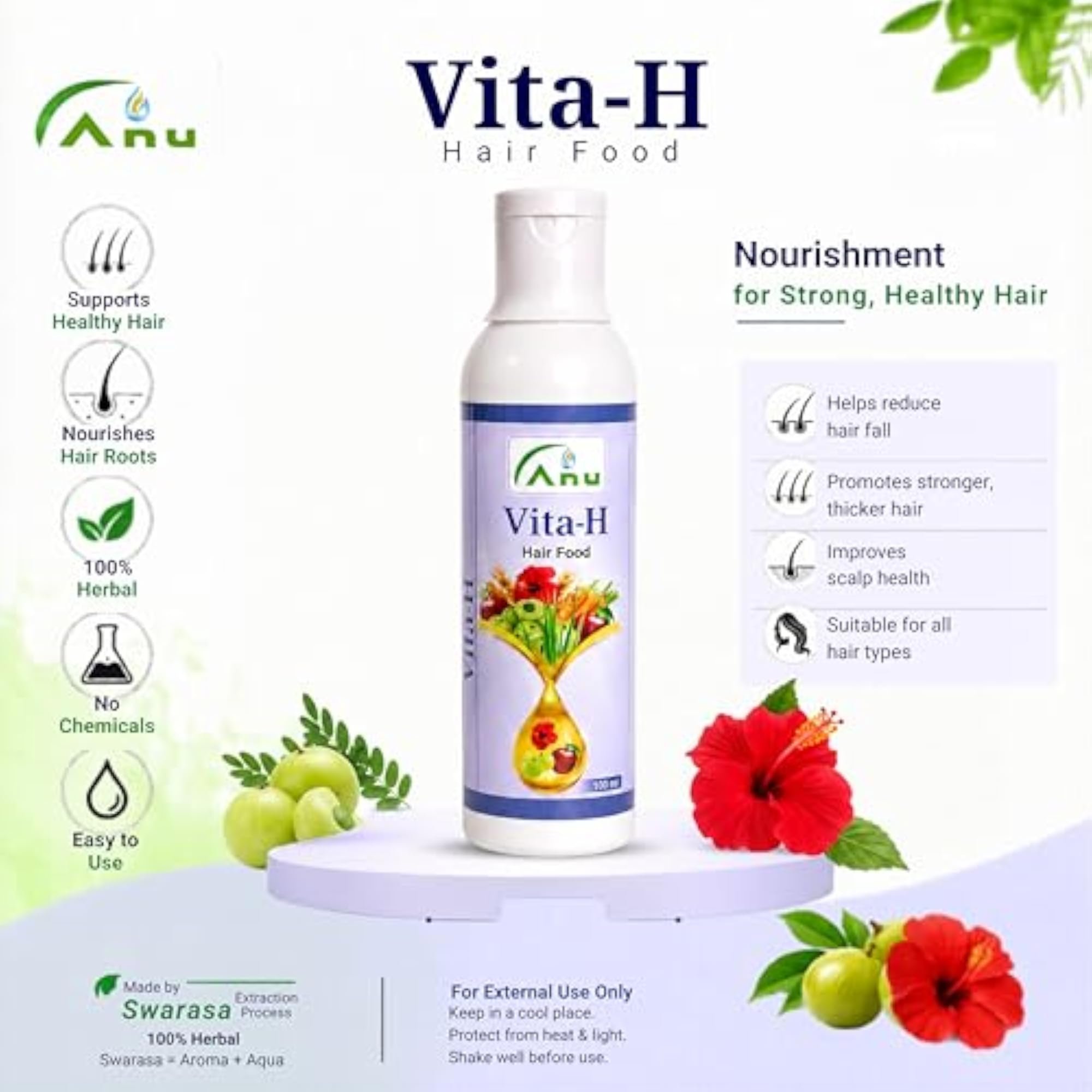 Vita-H Hair Food Oil, 100ml