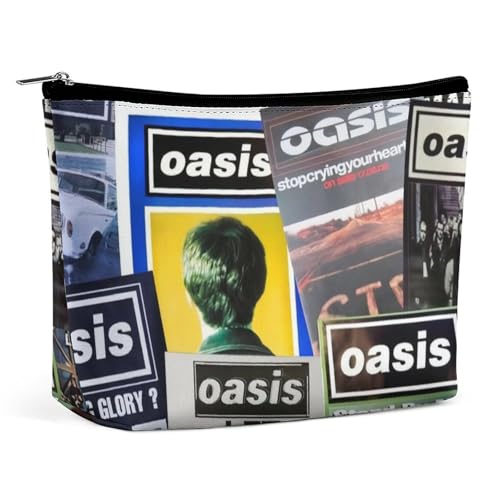 メイクポーチ Oasis 化粧ポーチ トイレタリーバッグ 収納バッグ 小銭入れ 小物収納 大容量 耐久性 軽量 持ち運び便利 PUレザー 男女兼用 贈り物
