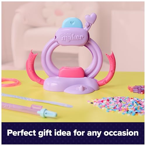 Cool Maker, Macchina dei Braccialetti Heishi dell'Amicizia, con Pratica Penna Impila-Perline e oltre 1200 Perline, per la Realizzazione di 15 Braccialetti, Giocattoli Artistici per Bambine, 7+ Anni