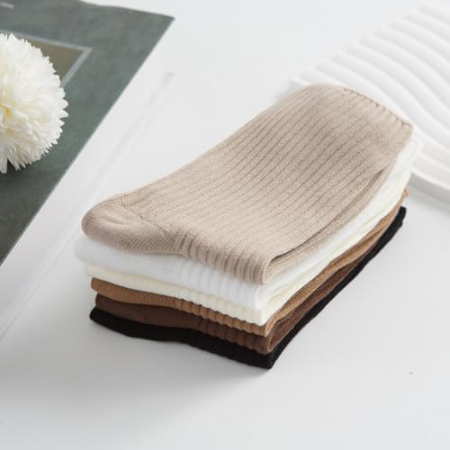 Image of Womens Casual Crew Socks, Cotton Socks for Women Cute Girls, 9-12