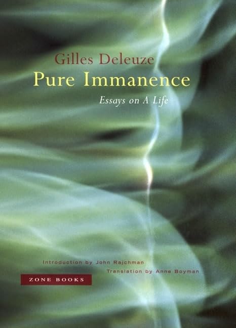 Buy Pure Immanence: Essays On A Life — BookShops.in
