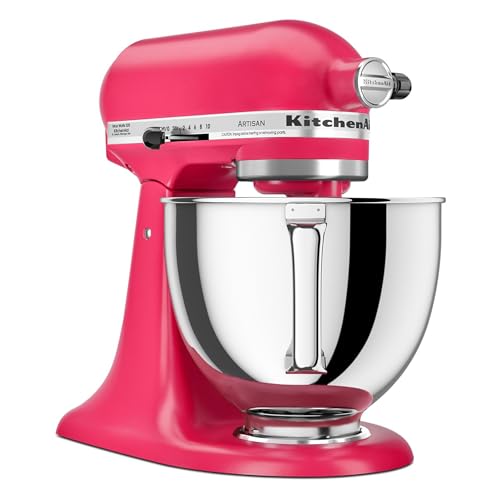 Image of KitchenAid Artisan Series 5 Quart Tilt-Head Stand Mixer with Pouring Shield, KSM150PS, Hibiscus