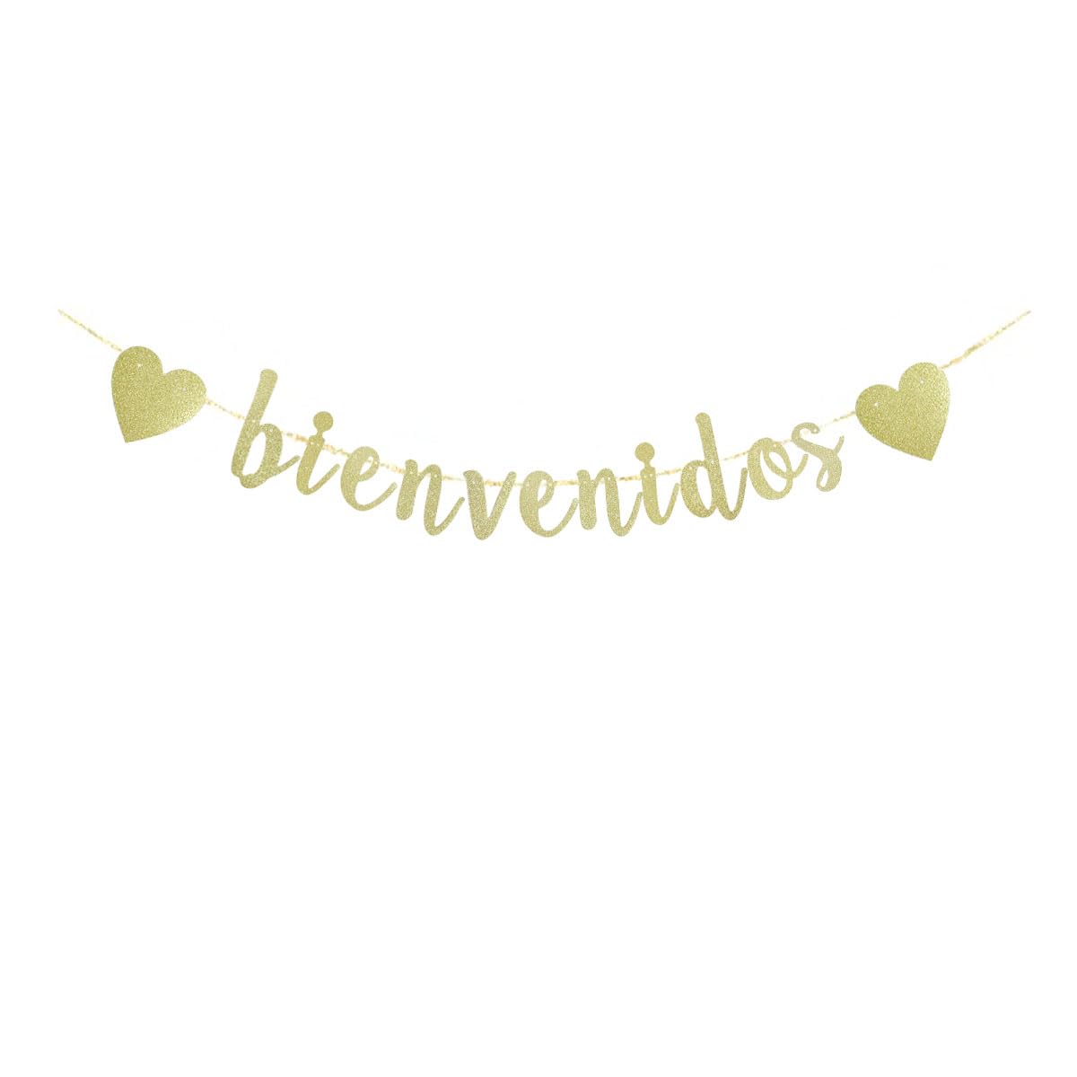 SNFHWL Bienvenidos Banner, Spanish Welcome Home Sign, Fiesta Mexican Party Supplies, Welcome Back Party Decors