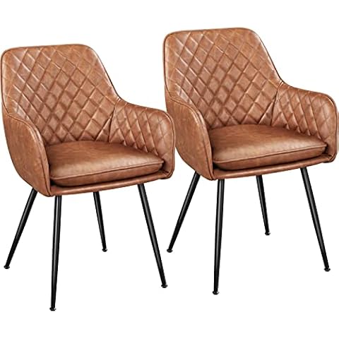 Yaheetech Set of 2 Modern Dining Chairs Cover