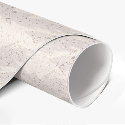 Tapis vinyle ø150 cm rond maison deco sol durable salon et chambre