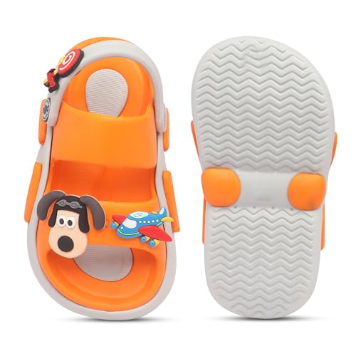 Image of Foot Trends Soft EVA Kids Sandals | Lightweight with Adjustable Strap | Soft Cushioning Sandals for Kids Boys and Girls