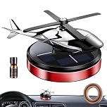Solar Powered Helicopter Car Air Freshener, Sun Driven Rotating Aromatherapy Diffuser, Helicopter Air Freshener Scent Fragrance Purifier, Aromatherapy Diffuser for Car Home