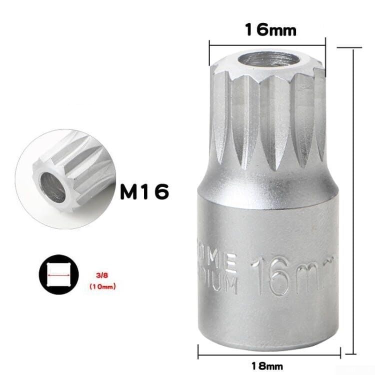 Lot De 4 Clés Métalliques Pour Réparation Boîte De Vitesses - M16 H17 S8 S10