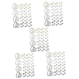 FRCOLOR 4 Juegos Nariz Falsos Inoxidable para Mujeres de Joyería Accesorios de Piercing y