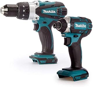 Makita DTD152Z 18v Impact Driver DHP458Z Combi Drill Twin Pack