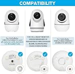 Moniteur de bébé réglable pour HelloBaby HB6550/ HB6560/ HB6240/ HB6148/ HB6339/ HB66/ HB65/ HB40, ANMEATE 549/SM935E, Universal Baby Monitor Wall Mount avec vue parfaite et facile à installer