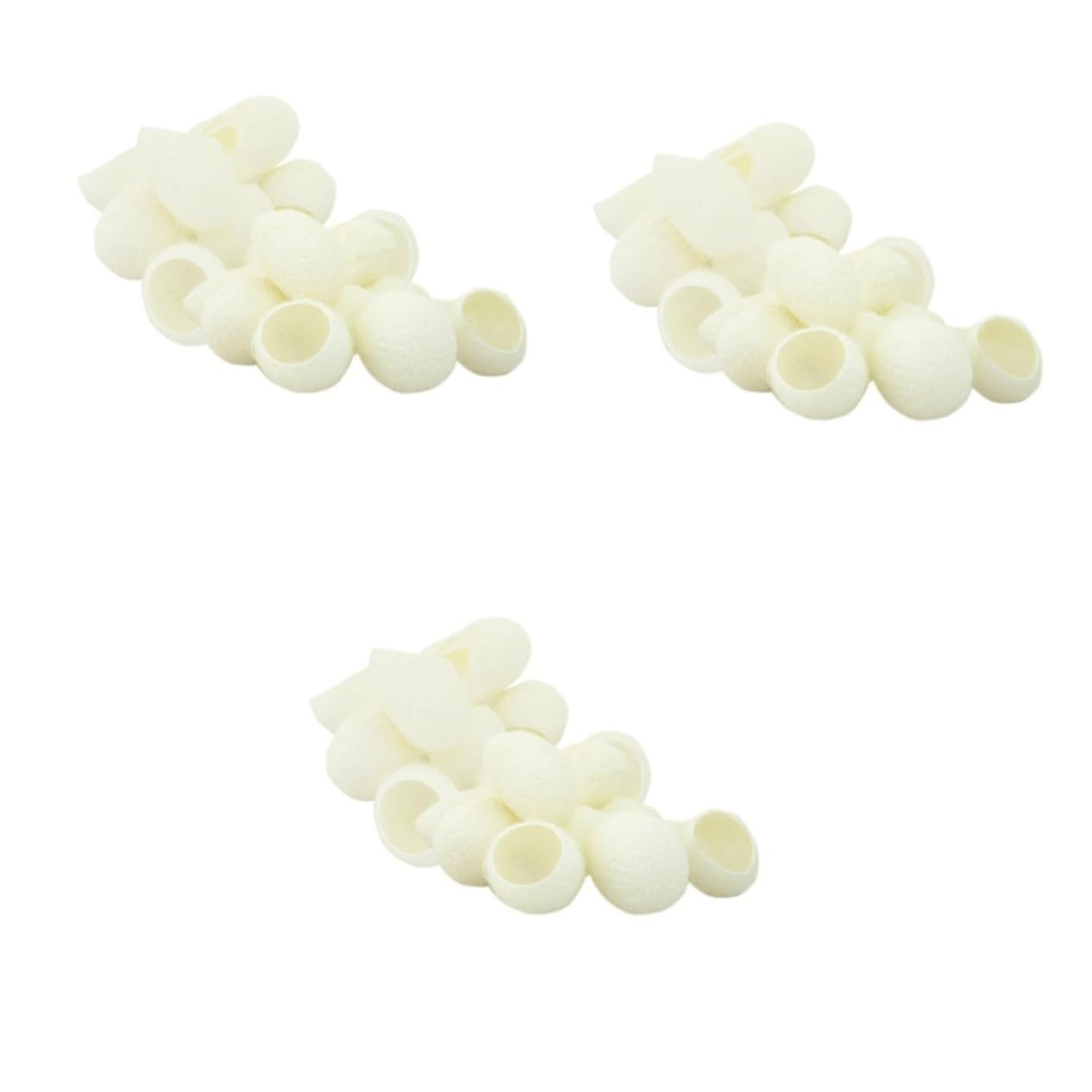 Healeved 3 Set Di Esfolianti Naturali in Seta Per La Pulizia Del Viso Per Pelli Delicate 200 Pezzi * 3