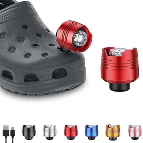 Clog Lights for Shoes, Clog Attachments Lights for Clog, Clog Accessories Men Clogk Lights for Shoes, Shoe Accessories for Clog, Flashlights for Camping, Adult Clog Charms Clog Accessories for Women