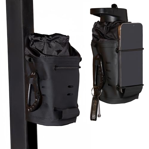 Bolsa magnética para botella con soporte de bastidor de 3 kg para llaves y móvil 1