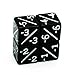 HDdais 12Pcs Token Dice Counters - Cube D6 Dice Loyalty for Cards Game Night Accessories
