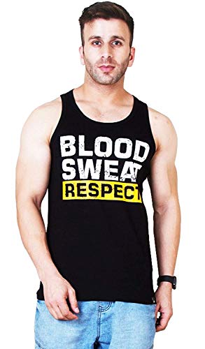 Image of Veirdo Men's Cotton Printed Regular Fit Vest