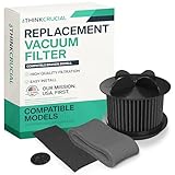 Round Washable Replacement Vacuum Filters Compatible with Multiple Bissell Parts # 2031183, 2031085ES, 203108532065, 32064 & 32065 (Vaccum Filter + Kit) - by Think Crucial