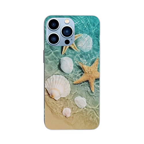 Coque transparente iPhone 13 Pro motif coquillage pour vos vacances d'été