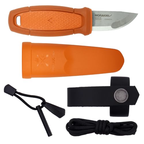 モーラ・ナイフ Morakniv Eldris Neck Knife Kit Burnt Orange