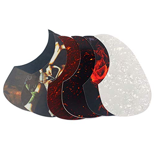 Milisten Accessories 6Pcs Guitar Pickguard Universal Anti-Scratch Guard Plate Guitar Pick Guards For Acoustic Guitar Replacement Guitar Guitar Guitar Guitar Guitar Guitar Accessories #TOP2
