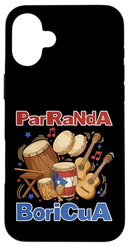 ParRaNdA Boricua Puerto Rican Christmas Music Holiday Coque pour iPhone 16 Plus