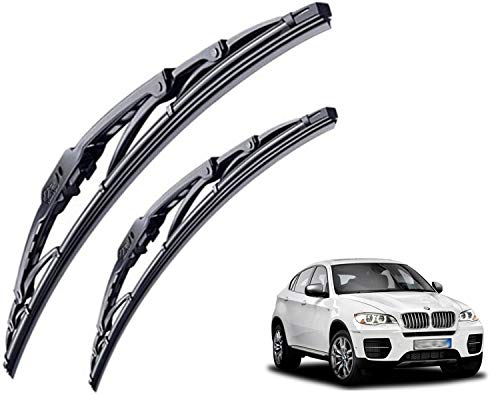 Image of WolkomHome High Performance OE Car Wiper Blade Replacement set of 2 Pc Right 24 inch Left 20 inch for BMW X5