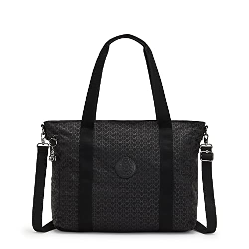 Kipling Asseni Printed Tote Bag Signature Emb #TOP20