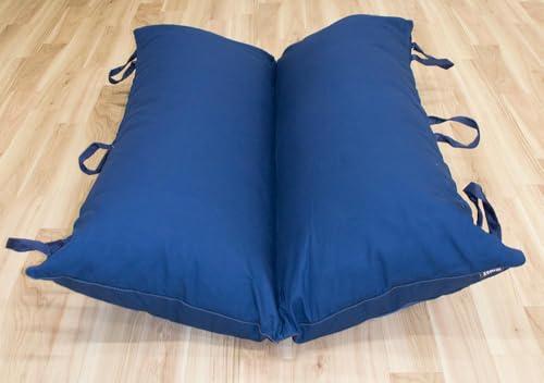 ペット(犬向け)用介護クッション「RAKU2」 インディゴブルー LLサイズ